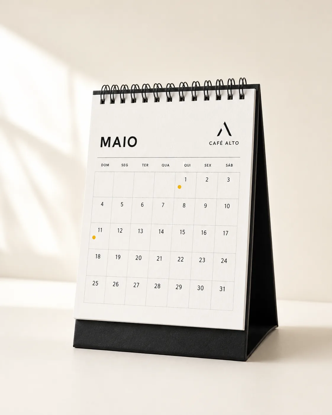 calendários de mesa